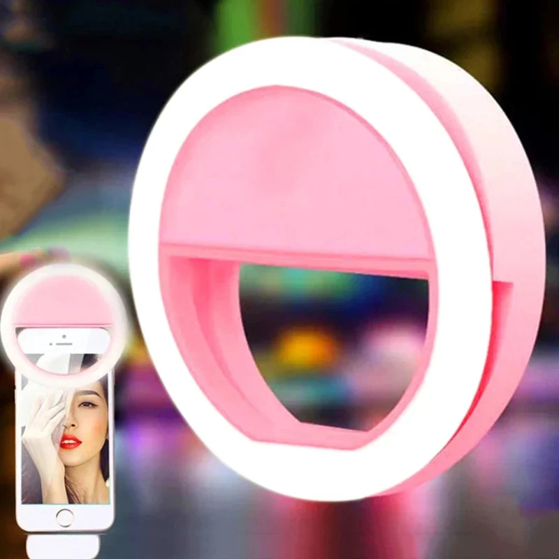 Photography Lighting Patterns - 1/2/3/4Pcs LED Selfie Ring Fill Light