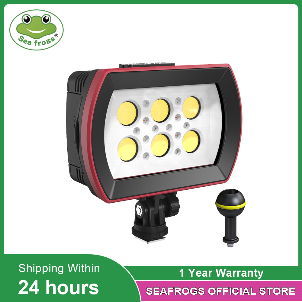 Photography Lighting Brand - Seafrogs Aluminum LED Diving Light 7000-7500K