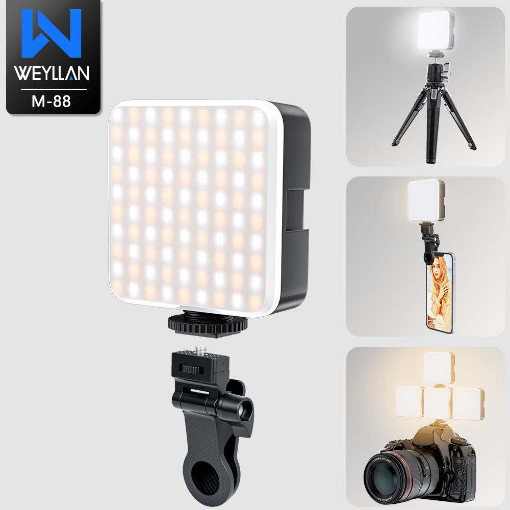 WEYLLAN M-88 2000mAh LED Video - Photography Lighting Brand บทวิจารณ์และราคา