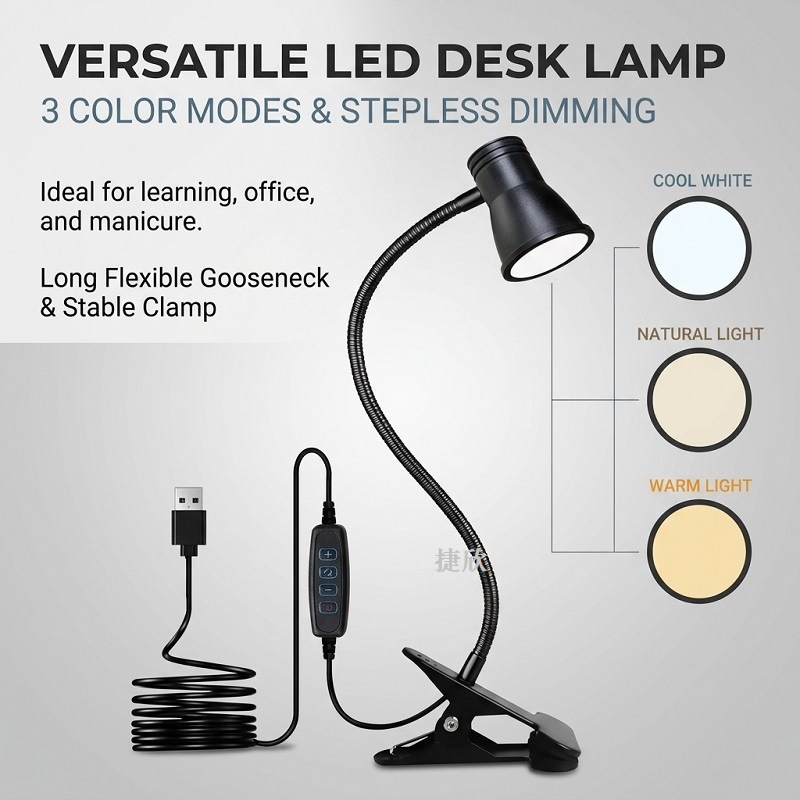 LED clip desk lamp eye protect - Learn Photography Lighting บทวิจารณ์และราคา