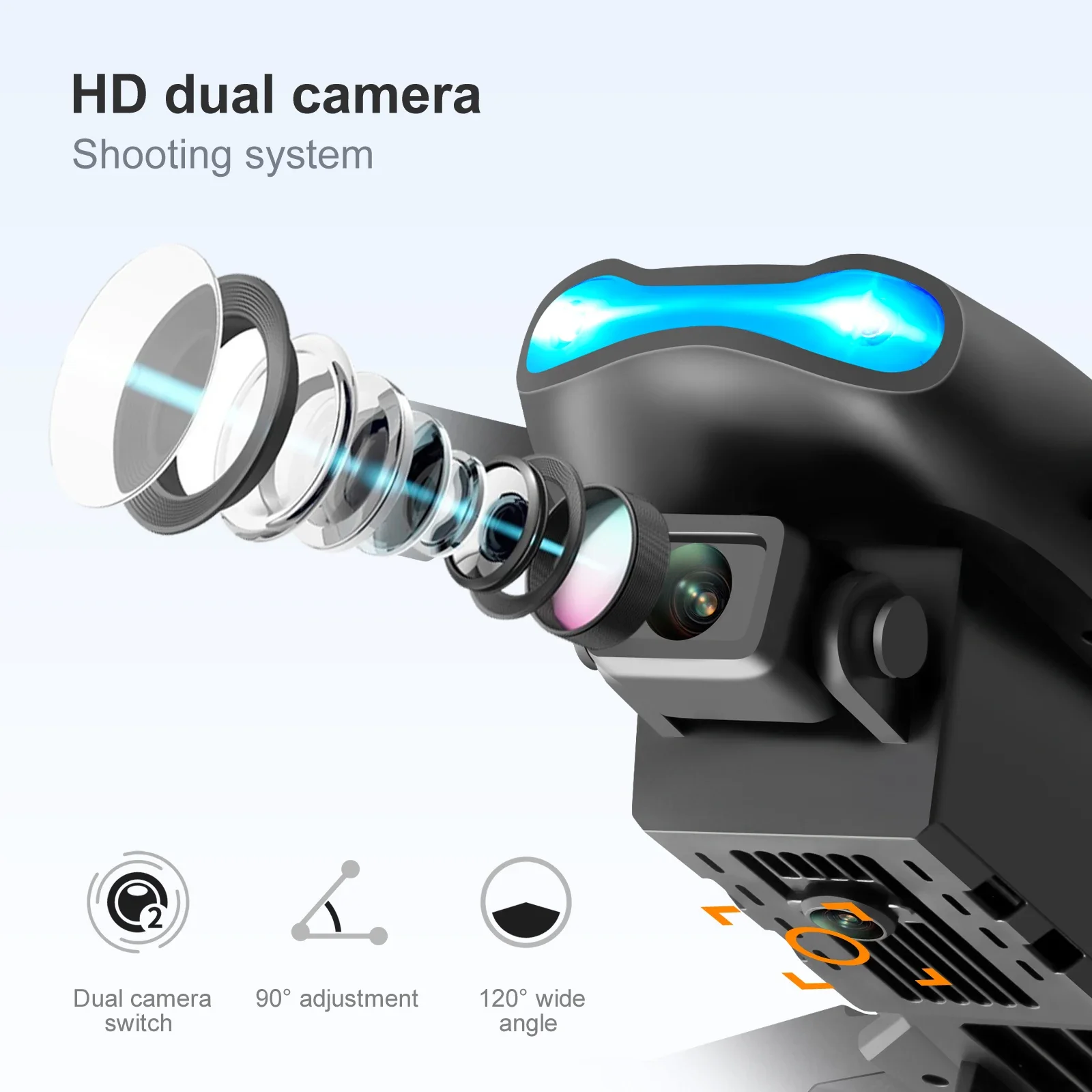 K3 E99PRO Drone with Dual HD C - Photography Lighting App บทวิจารณ์และราคา