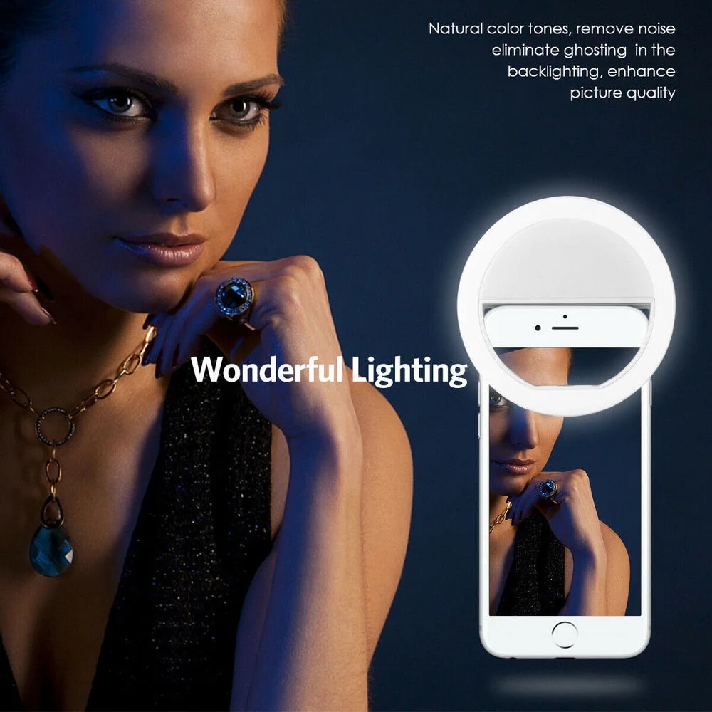 USB Rechargeable LED Selfie Ri - Photography Lighting Patterns บทวิจารณ์และราคา
