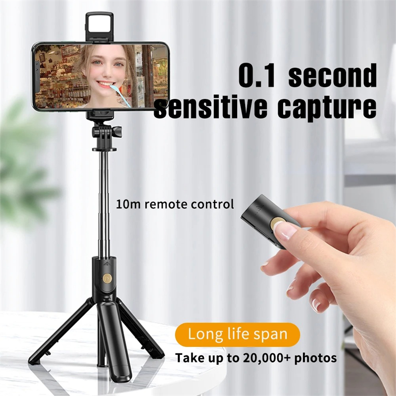 Extendable Selfie Stick Tripod - Photography Video Lighting Kit With Adjustable Tripod Stand บทวิจารณ์และราคา