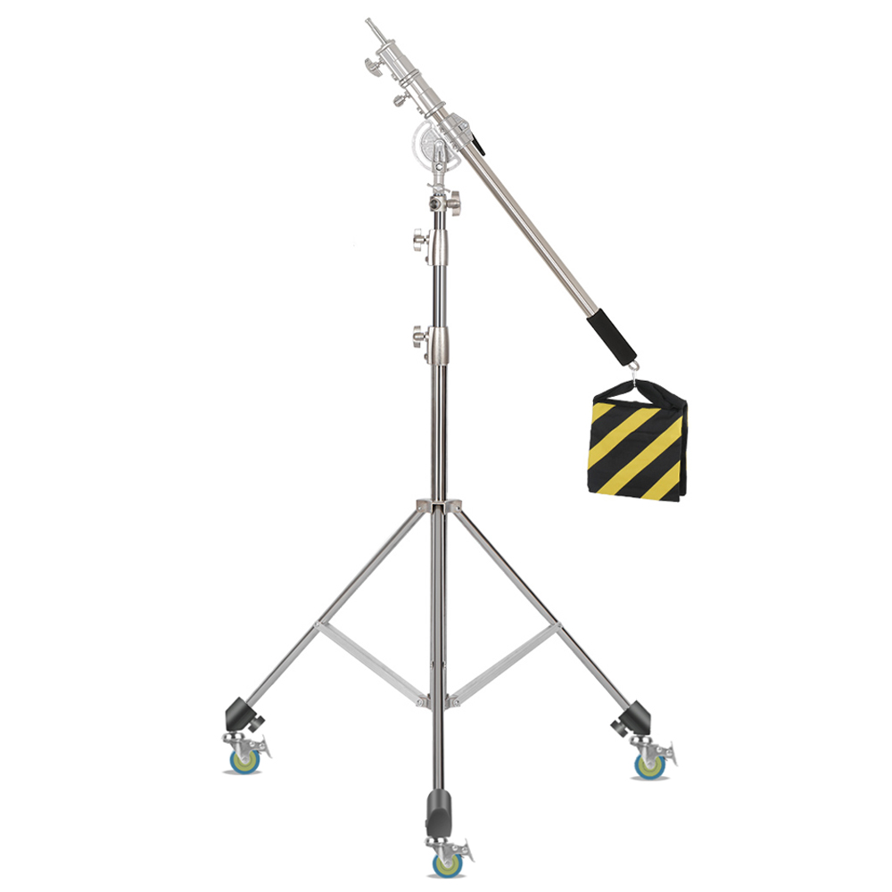 SH 2.8M Stainless Steel Light  - Photography Video Lighting Kit With Adjustable Tripod Stand บทวิจารณ์และราคา
