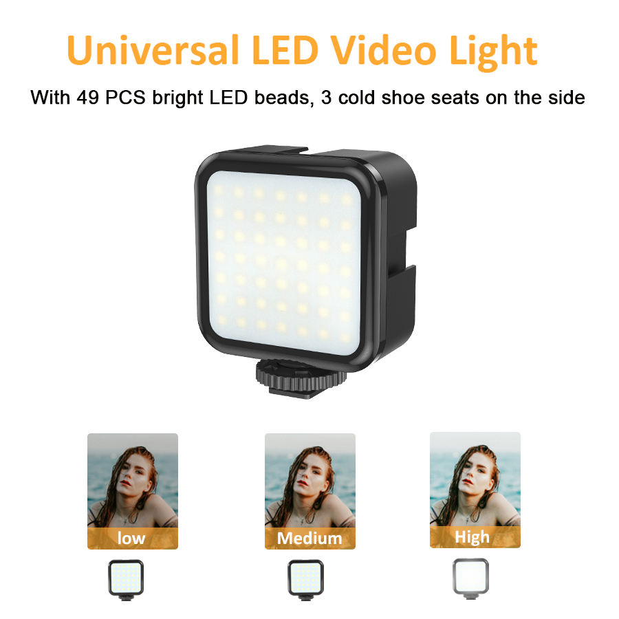 Smartphone Vlogging Kit Video  - Photography Video Lighting Kit With Adjustable Tripod Stand บทวิจารณ์และราคา
