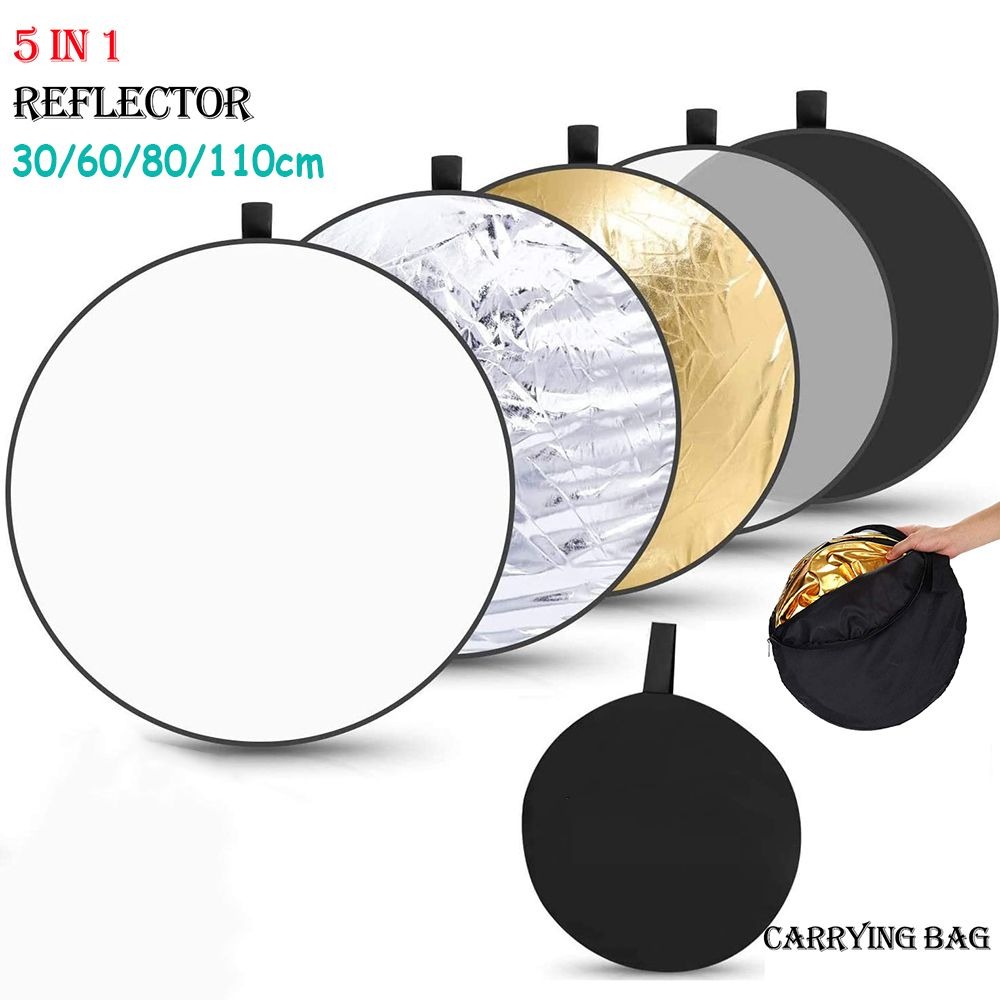 Reflector 30CM 60CM 80CM 110CM - Photography Lighting Reflectors บทวิจารณ์และราคา