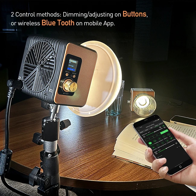 YIDOBLO ZE-150BI COB Video Lig - Photography Lighting App บทวิจารณ์และราคา