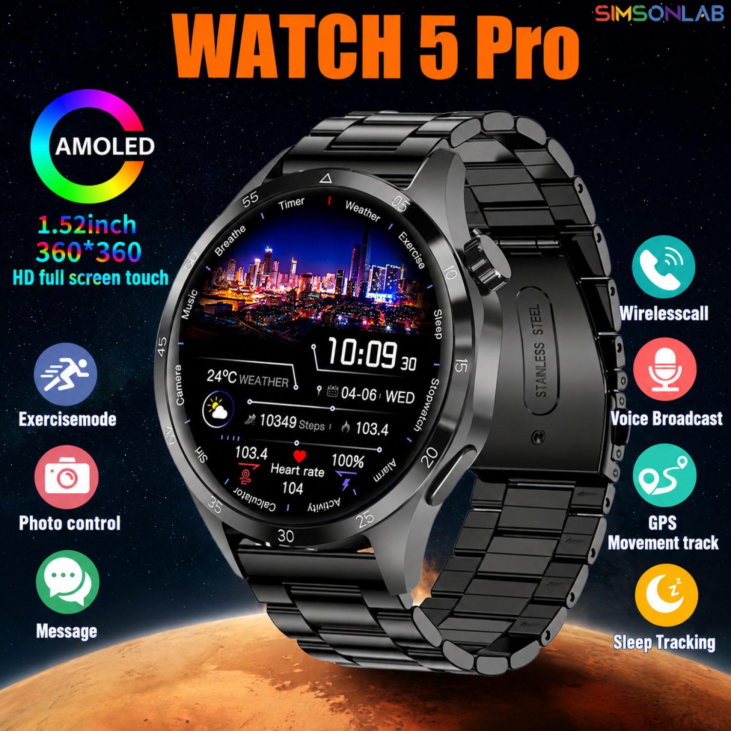 2026 Watch 5 Pro GPS Track Com - Photography Lighting App บทวิจารณ์และราคา