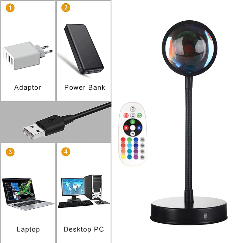 Tuya Smart Sunset Lamp Night L - Photography Lighting App บทวิจารณ์และราคา