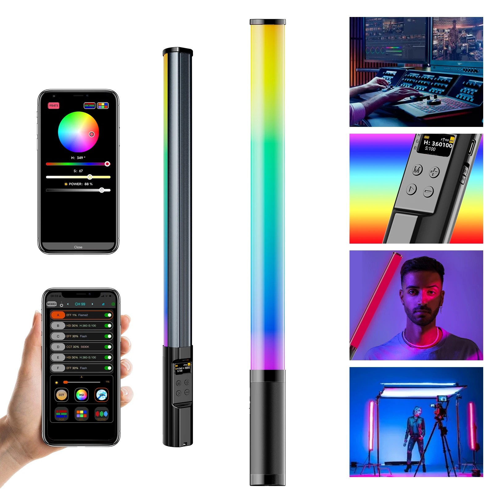 RGB Photography Light Wand Han - Photography Lighting App บทวิจารณ์และราคา