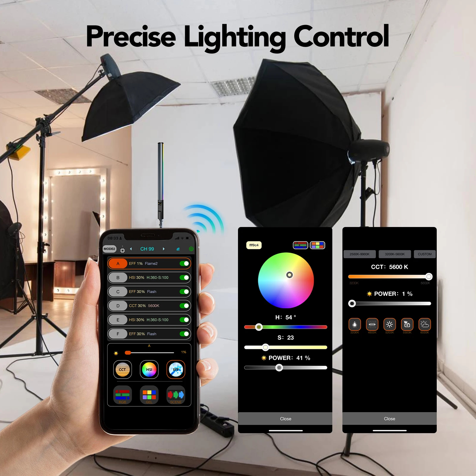 RGB Photography Light Wand Han - Photography Lighting App บทวิจารณ์และราคา
