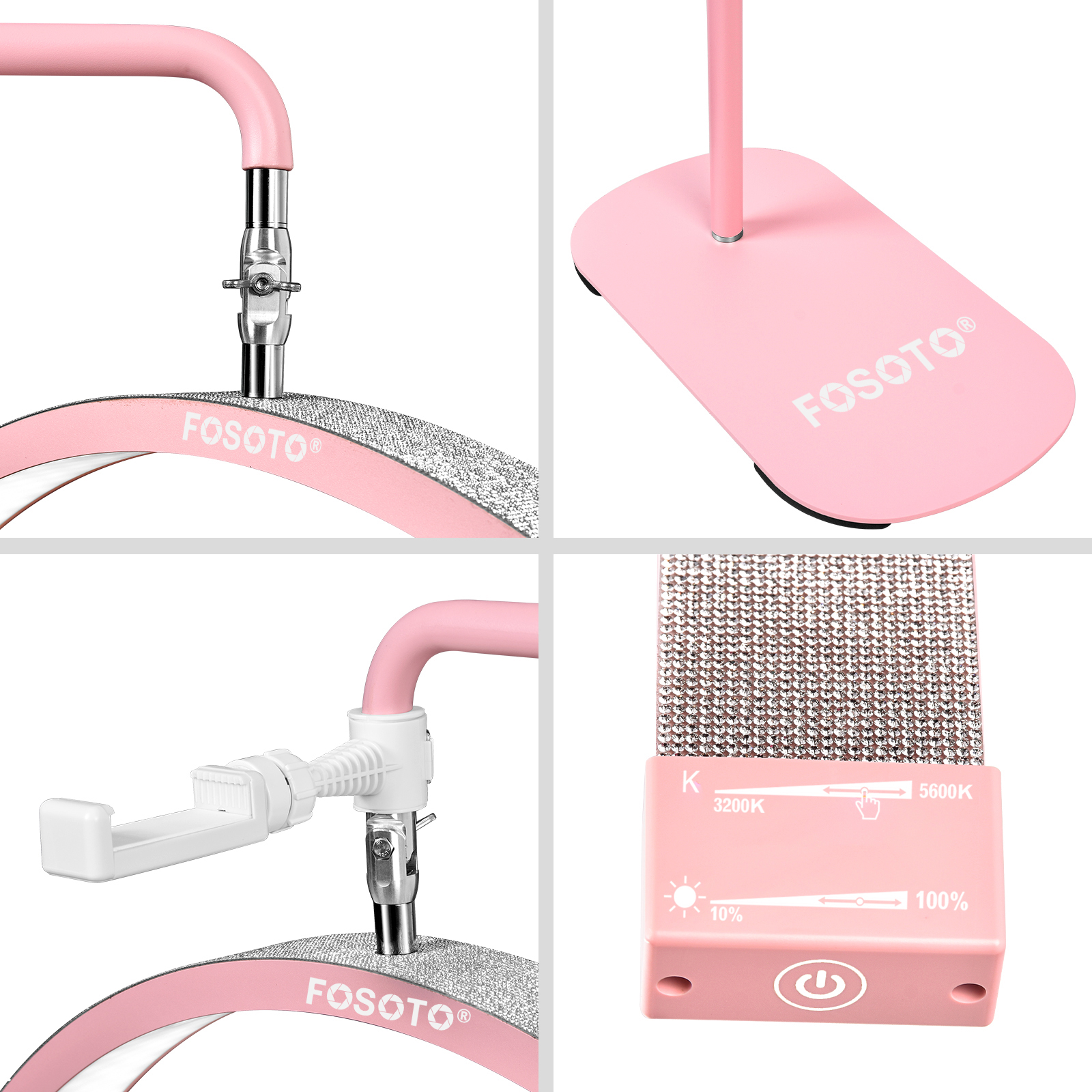 Fosoto Multi-directional Ring  - Photography Lighting Direction บทวิจารณ์และราคา