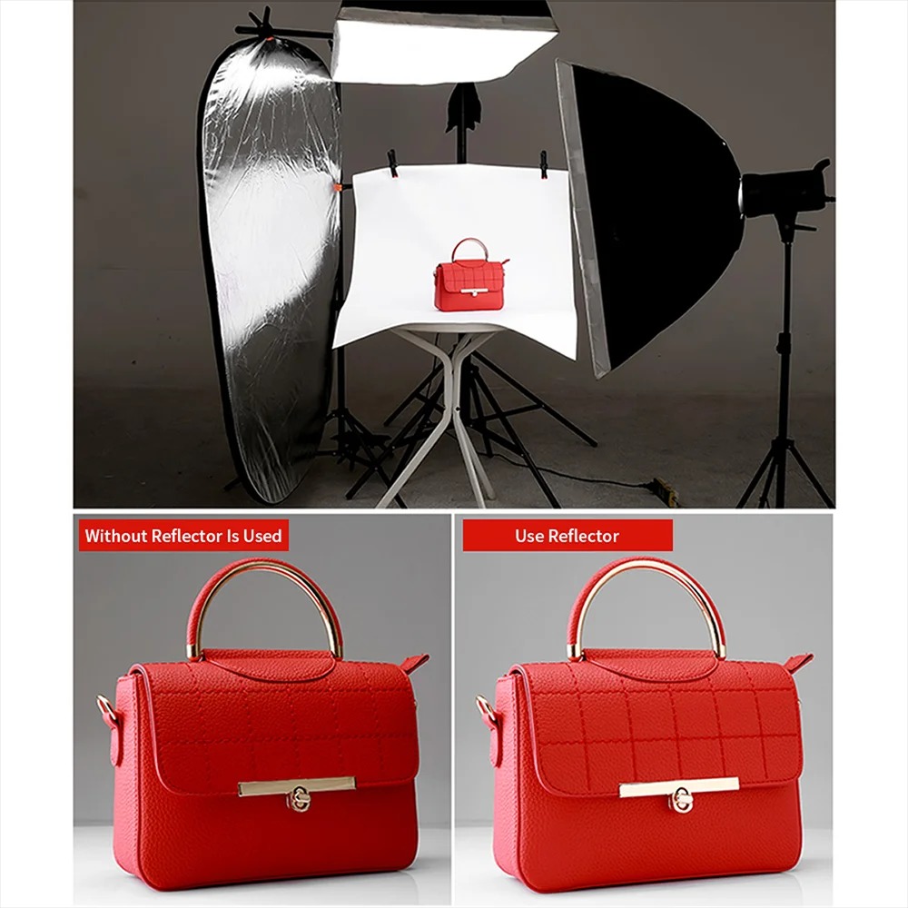 60/80/110CM 5-in-1 Collapsible - Photography Lighting Reflectors บทวิจารณ์และราคา