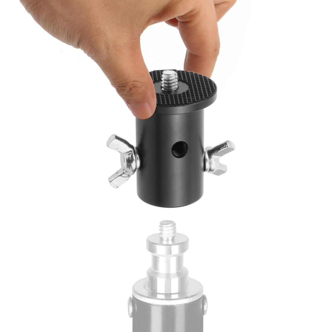 Tripod Light Stand Adapter 1/4 - Photography Video Lighting Kit With Adjustable Tripod Stand บทวิจารณ์และราคา