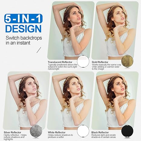 43Inch/110cm Photography Light - Photography Lighting Reflectors บทวิจารณ์และราคา