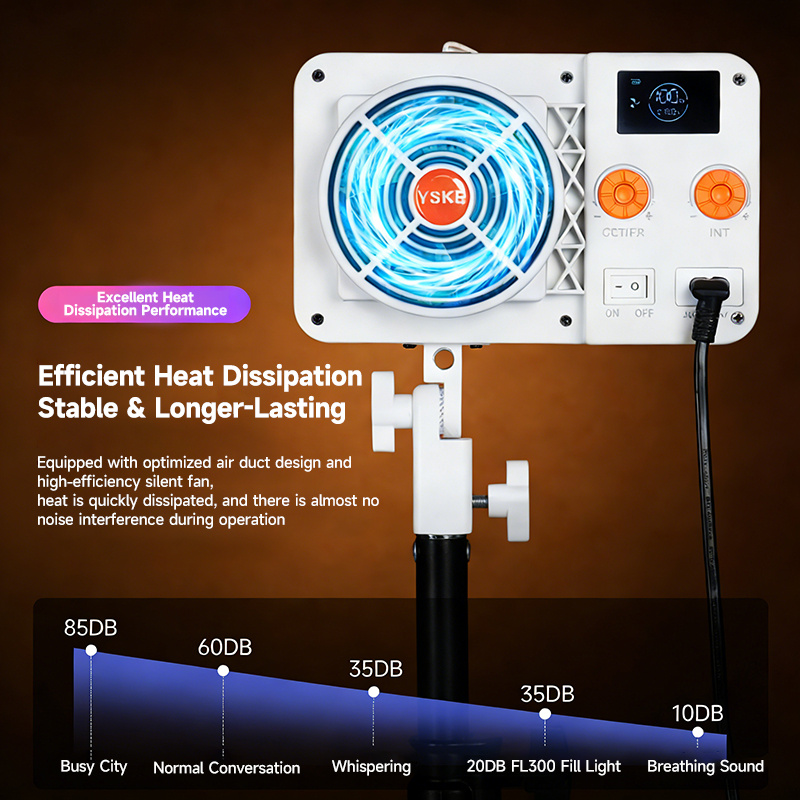 YSKE FL300 320W COB LED Video  - Photography Lighting App บทวิจารณ์และราคา
