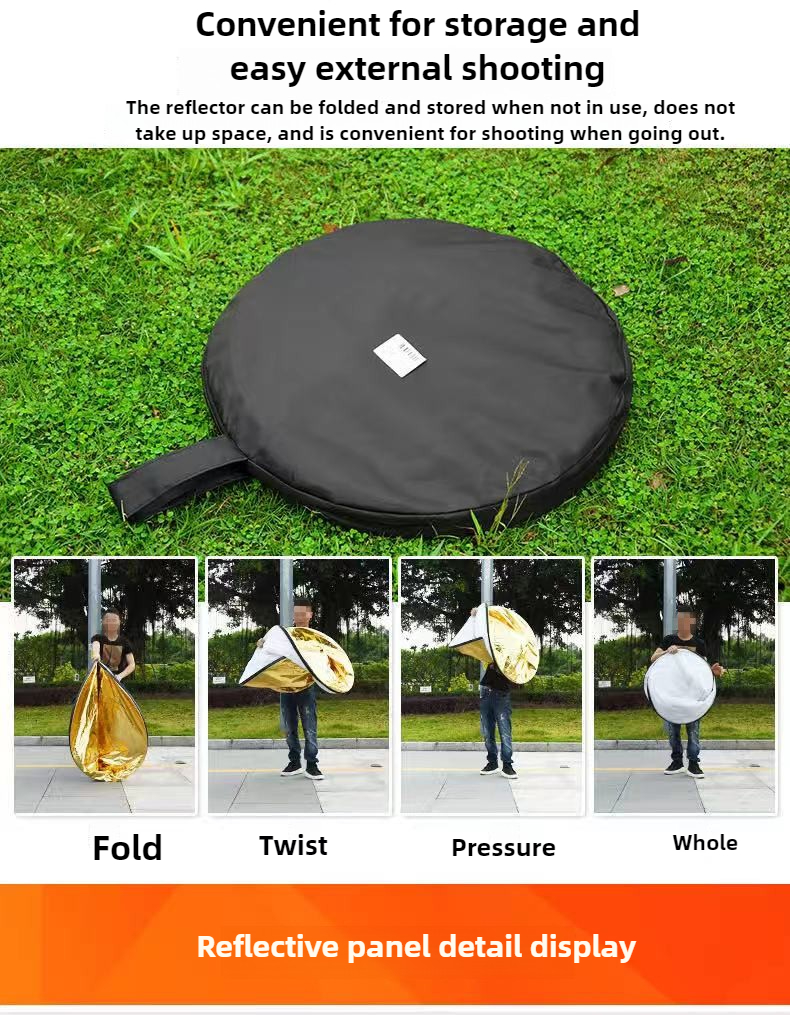 60 90 100cm Portable Collapsib - Photography Lighting Reflectors บทวิจารณ์และราคา