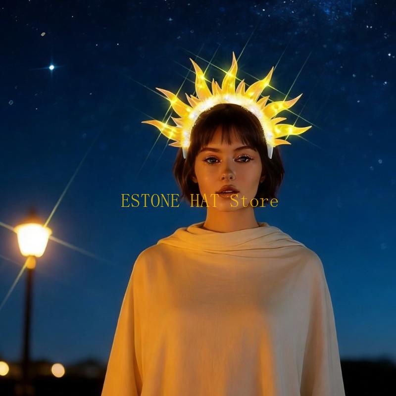 49MF LED Flame Glowing Hairban - Photography Lighting Patterns บทวิจารณ์และราคา