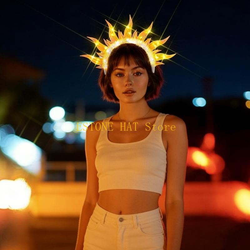 49MF LED Flame Glowing Hairban - Photography Lighting Patterns บทวิจารณ์และราคา