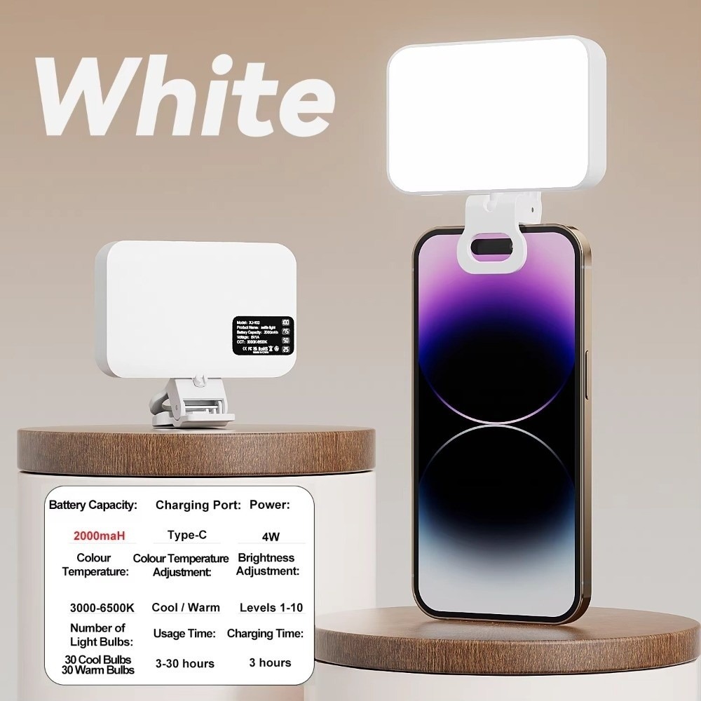 800/1000mAh LED Selfie Light U - Photography Lighting Patterns บทวิจารณ์และราคา