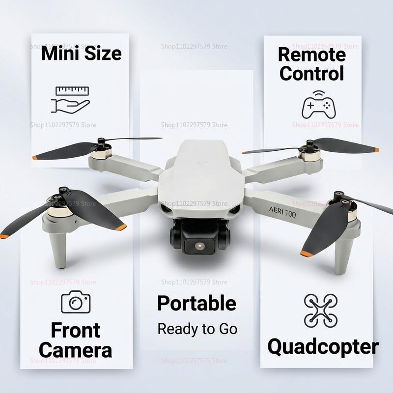 AERI 100 Drone with FPV VR Gog - Learn Photography Lighting บทวิจารณ์และราคา
