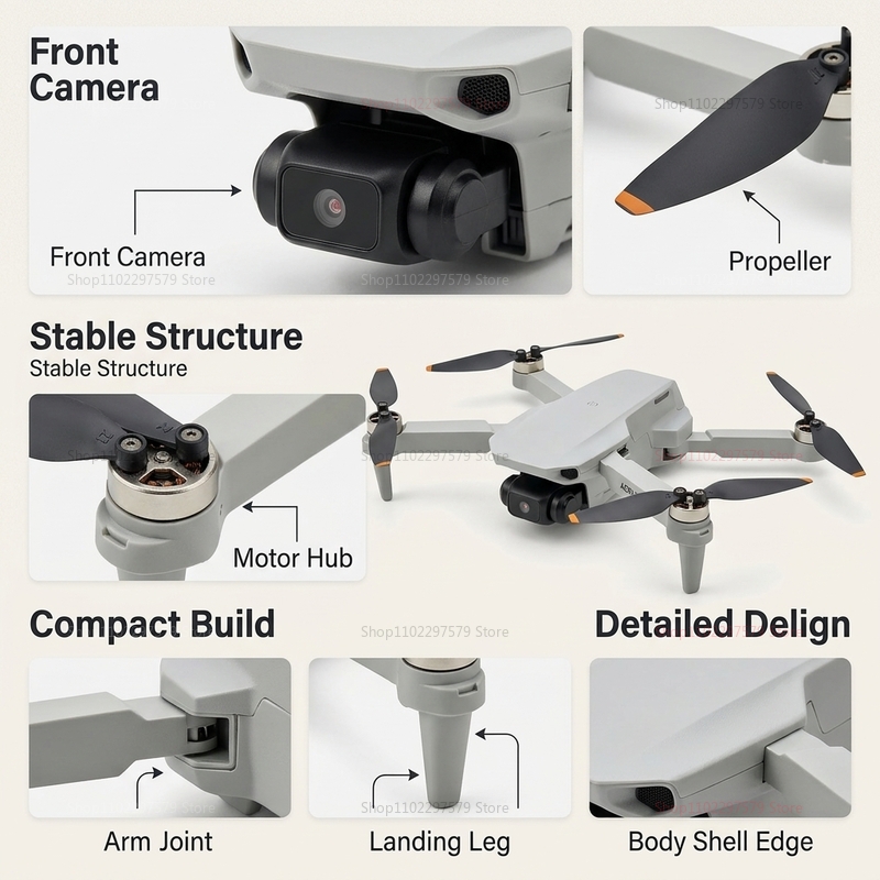 AERI 100 Drone with FPV VR Gog - Learn Photography Lighting บทวิจารณ์และราคา