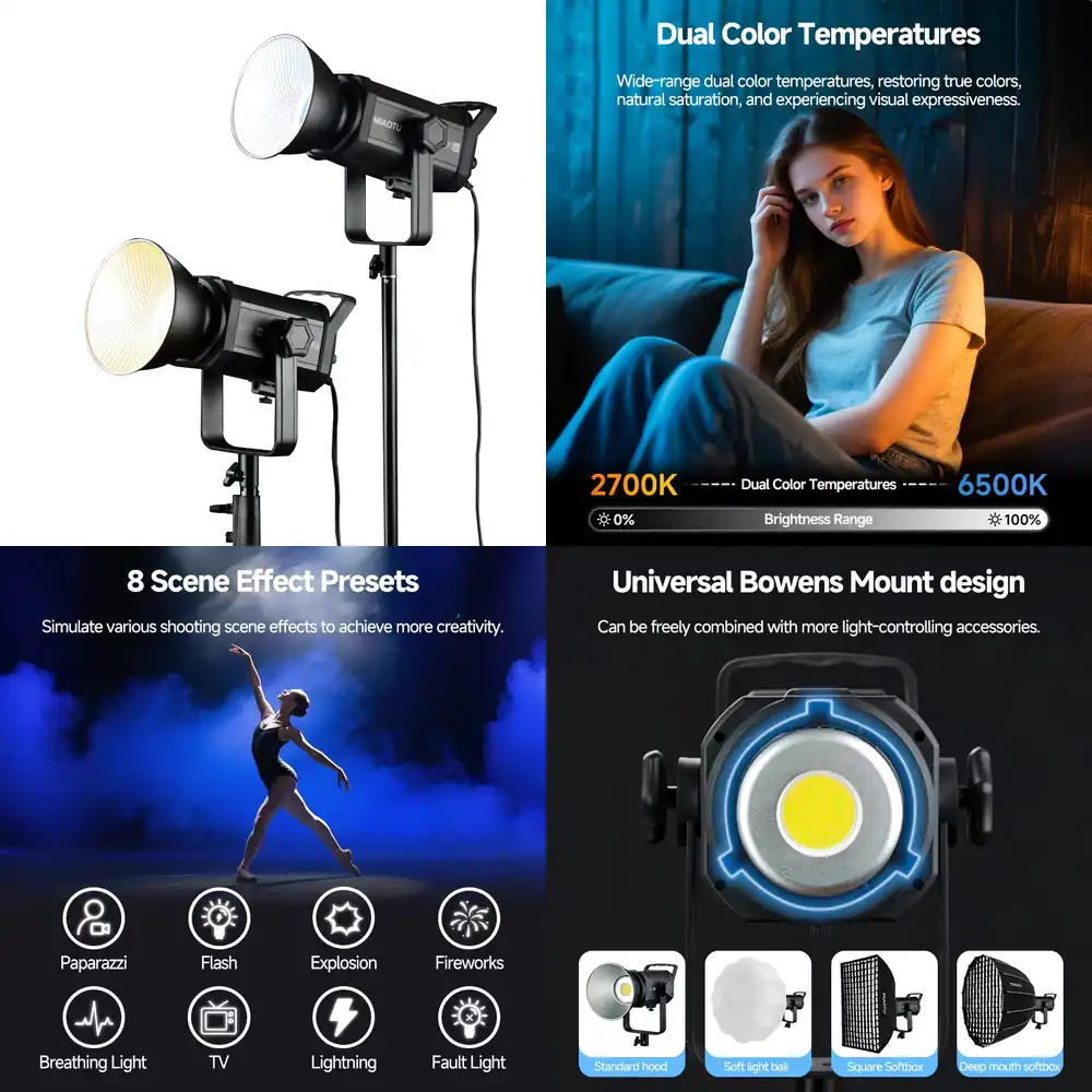 MiaoTu High-Power Photography  - Photography Lighting Direction บทวิจารณ์และราคา