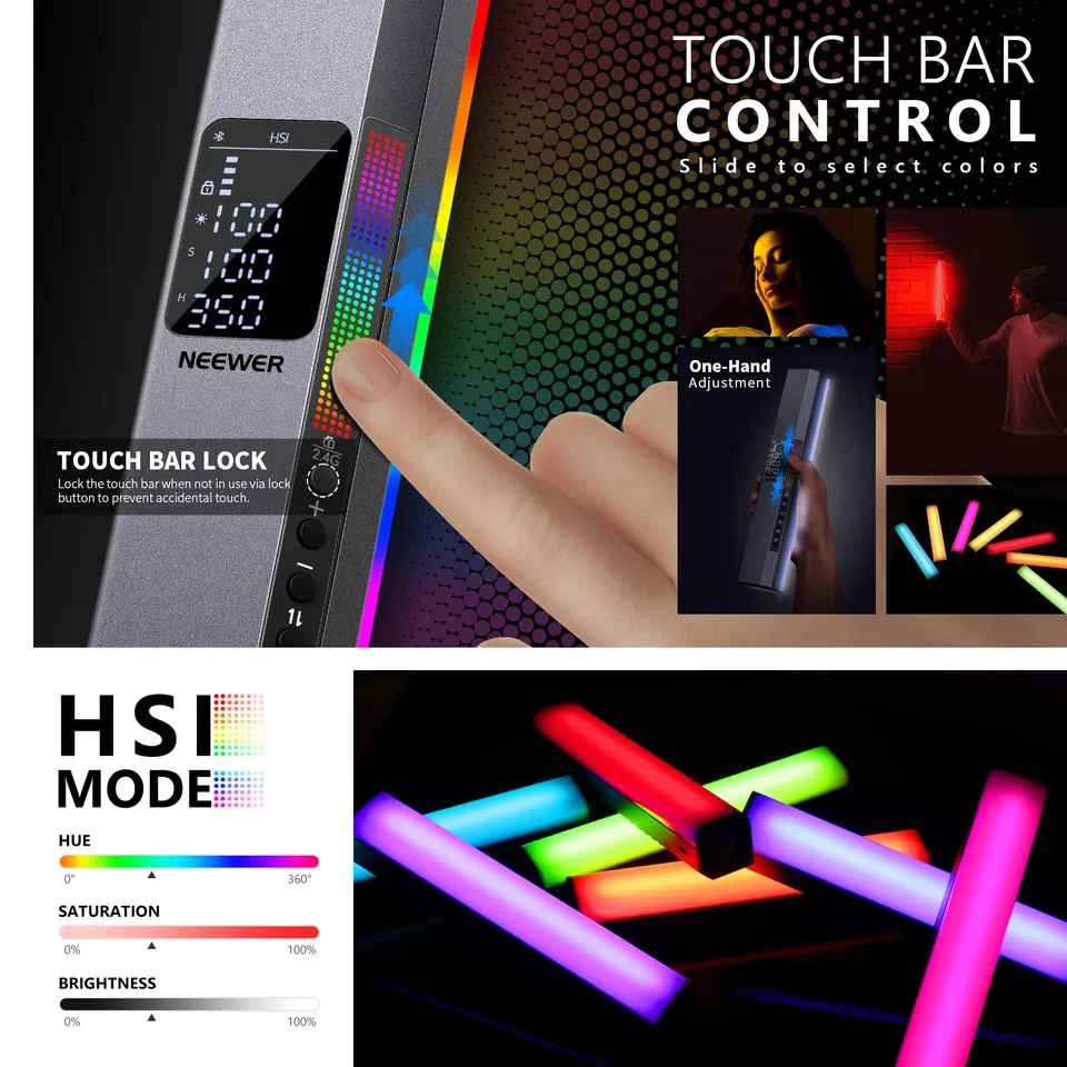 For NEEWER RGB Magnetic Handhe - Photography Lighting App บทวิจารณ์และราคา