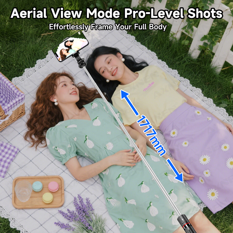 AXNEN F15 Extendable Selfie St - Photography Video Lighting Kit With Adjustable Tripod Stand บทวิจารณ์และราคา