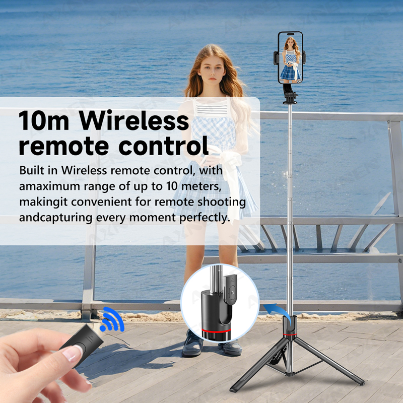 AXNEN F15 Extendable Selfie St - Photography Video Lighting Kit With Adjustable Tripod Stand บทวิจารณ์และราคา