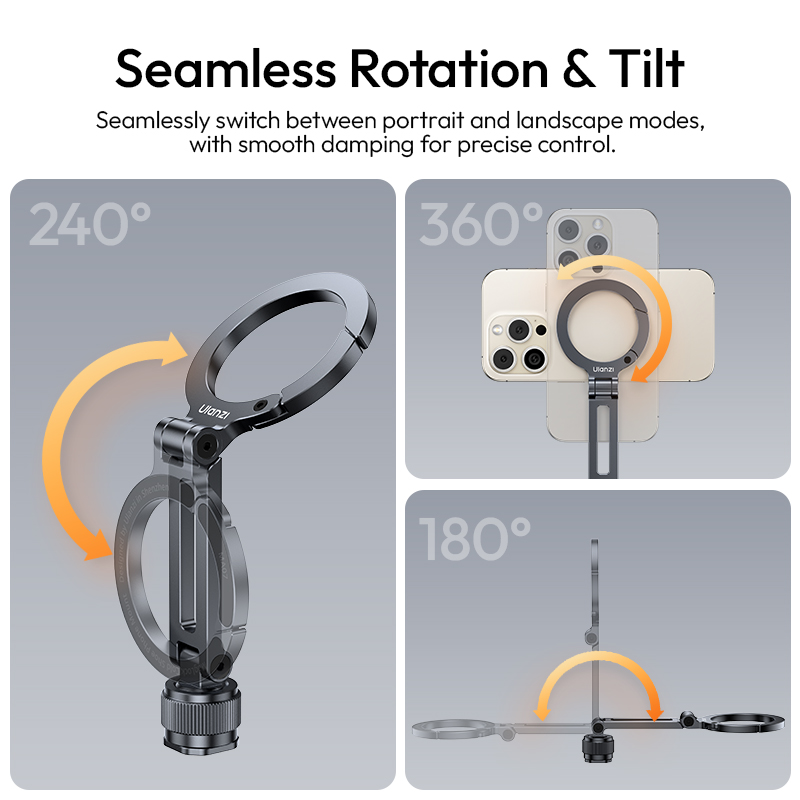 Ulanzi MA07 Magsafe Phone Hold - Photography Video Lighting Kit With Adjustable Tripod Stand บทวิจารณ์และราคา
